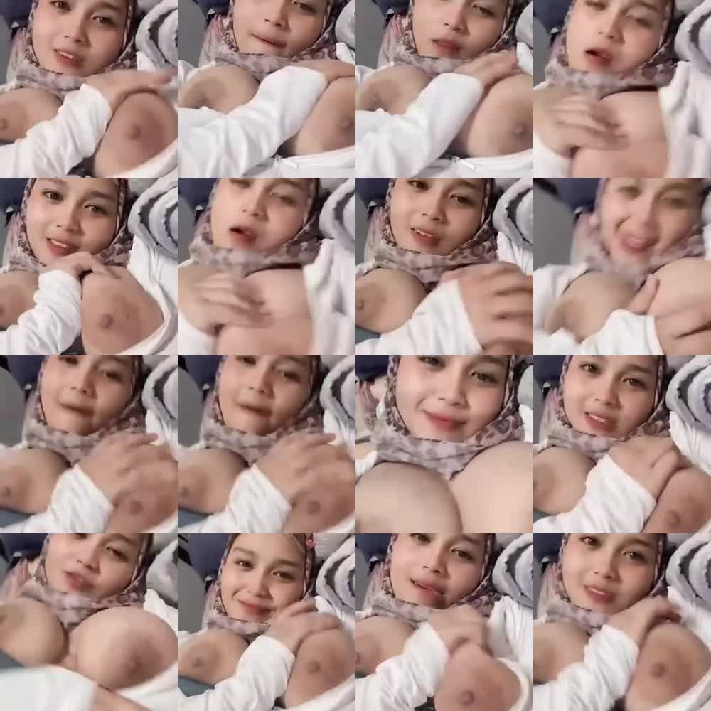 Hijab Tobrut Cantik Pap Remas Toket